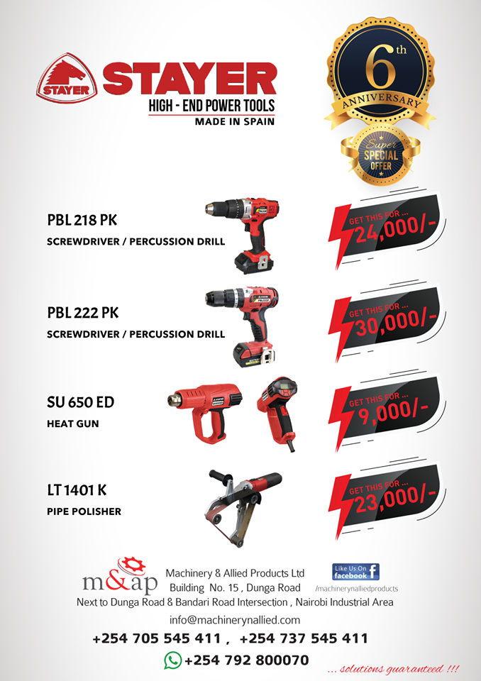 Stayer High-end Power tools April Offer